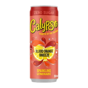 Calypso Blood Orange Breeze Sparkling Lemonade Zero Sugar 330ml Can X 12 PACK (UK)