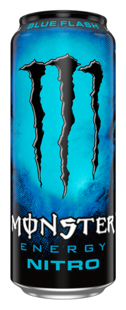 Monster Nitro Blue Flash 500ml X 12 PACK (UK)