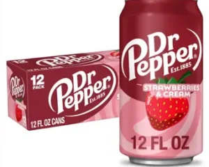 Dr Pepper Strawberries & Cream 355ml X 12 Pack
