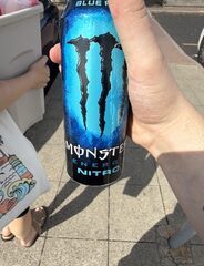 Monster Nitro Blue Flash 500ml X 12 PACK (UK)
